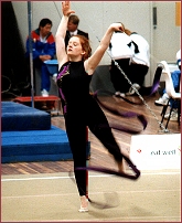 kate with the ribbon
